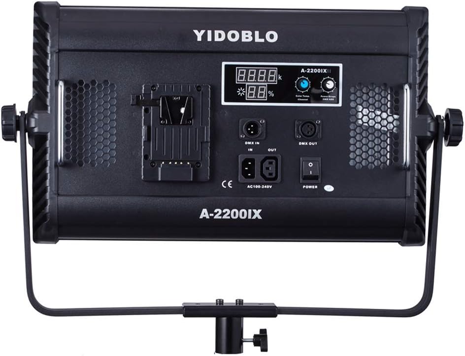 LED Lichtpaneel Bi-Color – Videolamp – Studiolamp – Fotolamp – Paneellamp – Verstelbaar 3200K-5500K – 70W CRI 95RA Met LCD-Scherm