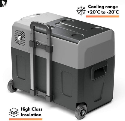 Yeticool Originele BX40 compressor-koelbox/vriesbox, 40 liter, app-besturing via bluetooth, 12/24 V en 230 V voor auto, vrachtwagen, USB-aansluiting, = 38,17 l