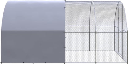 Kippenren – Buitenren – Hennenhok – Duivenren – Vogelkooi – Gegalvaniseerd Staal – Waterdicht Dak – 3x4x2 Meter – Ruim & Duurzaam
