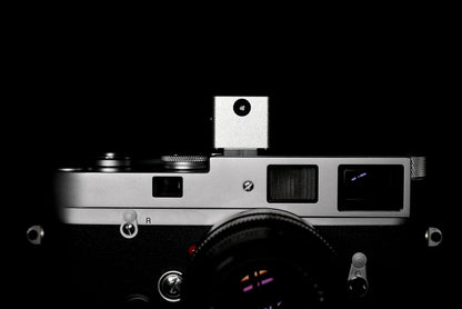 Digitale belichtingsmeter – Lichtmeter – Expositiemeter – Belichtingsmeter voor Film – Analoge Camerameter – Zilver – Ultracompact Aluminium – OLED-display Bovenaan