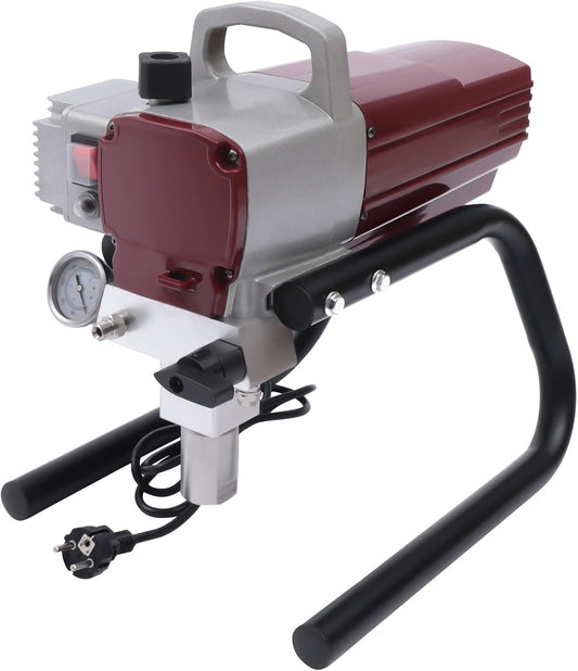 Airless Spuitmachine – Verfspuitmachine – Muurspuit – Spuitpistool – Schilderapparaat – 1800 W Krachtige Motor – 13 Meter Hoge Drukslang