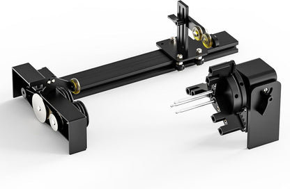 Twotrees TS5 roterende lasergraveermachine voor bekerflessen, voorgemonteerde CNC-machine voor het graveren van rond object op hout, metaal, glas