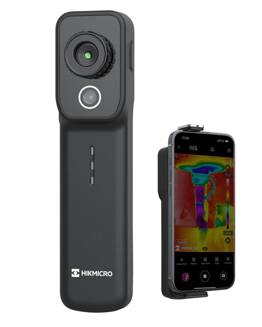 Thermische Camera – Warmtebeeldcamera – Infraroodcamera – Draadloze Thermografische Camera – Temperatuurmeter – Haarscherpe 512×384 SuperIR Resolutie – Tot 30 Meter Draadloos Bereik