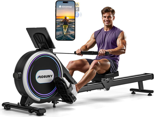 Rowing machine for strength training in the apartment - QUORE