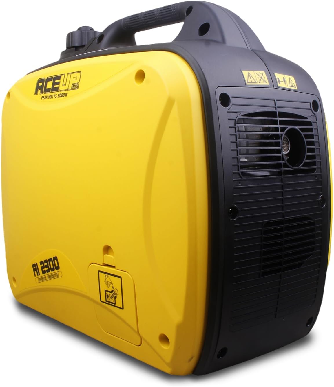 Aceup Energy Inverter stroomgenerator, 2000 watt, noodstroomaggregaat, stille benzine, stroomgenerator, licht, met USB 230 V, 12 V stopcontacten, 4-taktmotor, 19,8 kg