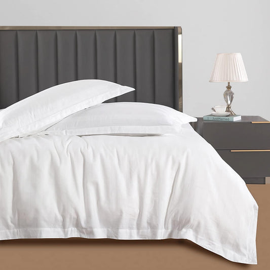 Duvet Cover Set, 3 Sided Zipper, 100% Cotton Duvet Cover 3 Pieces with one Duvet Cover,Two Pillowcase, Triple-Zip System for Simple Changing (King (U.S. Standard))