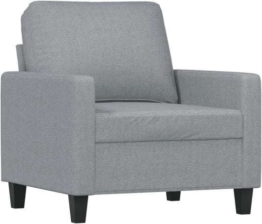 ZIRLANLV Lounge Sofa Sofa with Armrests Back Cushions, Living Room Sofa, Design Sofa Metal Frame, Available As Single, Double or Three Seater, Modern (Wine Red) (Light Grey #19)