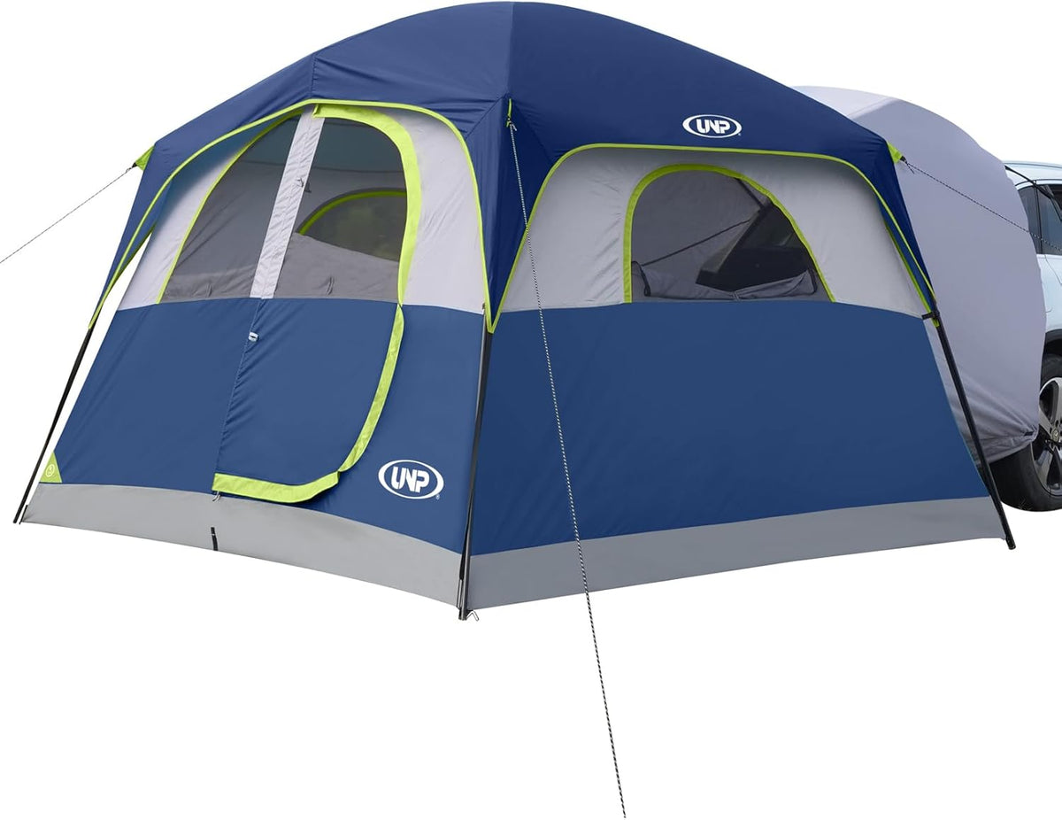 UNP SUV-tent voor camping, 6-persoons SUV achterkleptent, eenvoudige opbouw met regenbescherming, 25 x 23 x 198 cm (H)