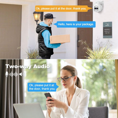 Beveiligingscamera Set – Wifi Camera – IP Camera – Surveillance Camera – PTZ Camera – 5MP Resolutie – Nachtzicht Met Kleurzicht