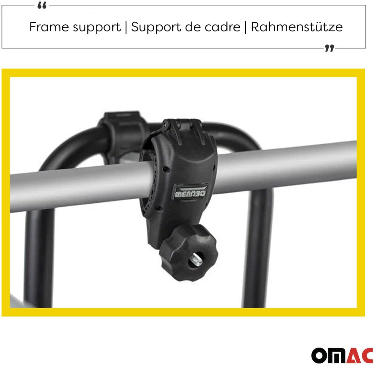 Menabo 000063400000 Stand Up Back Bike Paths, Steel with Aluminium 2 Contributions - QUORE