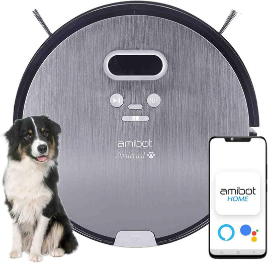 AMIBOT Animal Premium H2O Connect - Robotstofzuiger met dweilfunctie