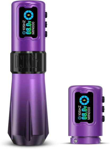 Draadloze Tatoeagemachine – Tattoo Pen – Tattoo Gun – Tatoeëerstift – Tattoo Machine – Borstelloze Motor – Ergonomisch Handvat 39 mm – 4,5 mm Slaglengte – 2 x 1600 mAh Batterijen