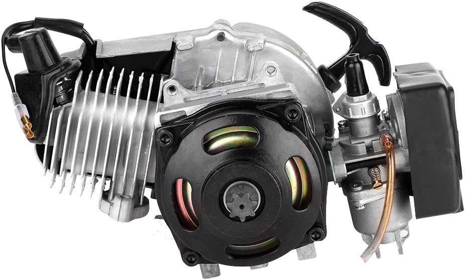 KUIDAMOS Powerful Aluminum 2 Stroke Motor for Mini Pocket Pit Quad Dirt Bike ATV Buggy, Durable Material, Strong Force for Vehicles for Adults, Material: Aluminum Alloy - QUORE