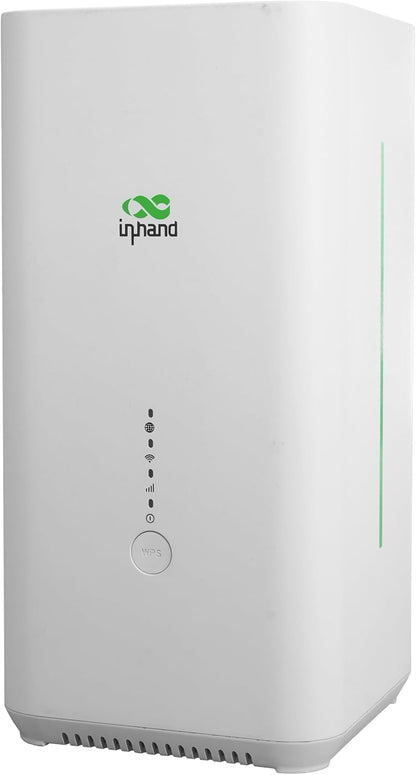 InHand Networks CPE 5G Router AX3000 Wi-Fi 6,5G SA/NSA: MAX.DL 3,4 Gbit/s, ingebouwde 8 antenne, 2 x 2 MIMO, VPN router, automatische foutomschakeling, firewall 3L, app/beheerde cloud, Qualcomm CPU