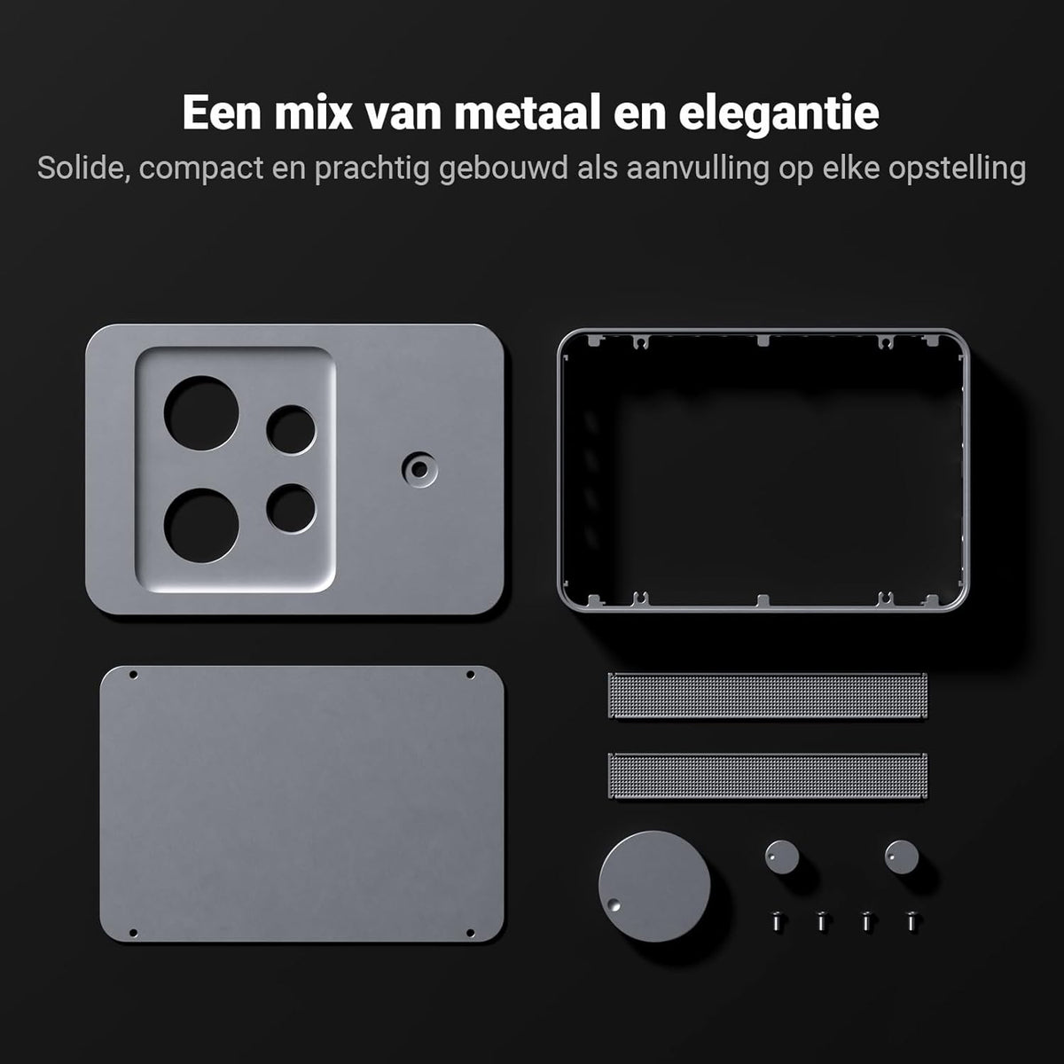 Fosi Audio GR70 Buizen Hoofdtelefoonversterker, Authentieke Buizenversterking met Vacuum, Mini HiFi Voorversterker voor Home Audio, 3.5mm & 6.35mm Jacks, Ondersteuning 16-300 ohm Impedantie