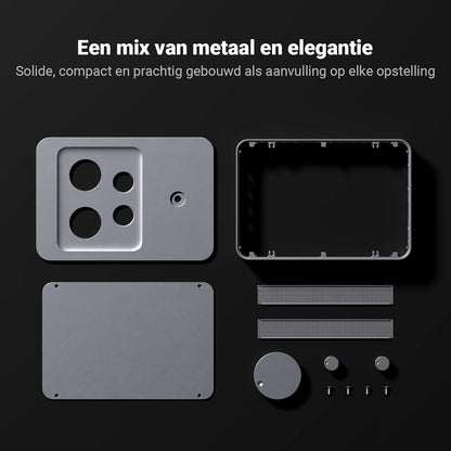 Fosi Audio GR70 Buizen Hoofdtelefoonversterker, Authentieke Buizenversterking met Vacuum, Mini HiFi Voorversterker voor Home Audio, 3.5mm & 6.35mm Jacks, Ondersteuning 16-300 ohm Impedantie