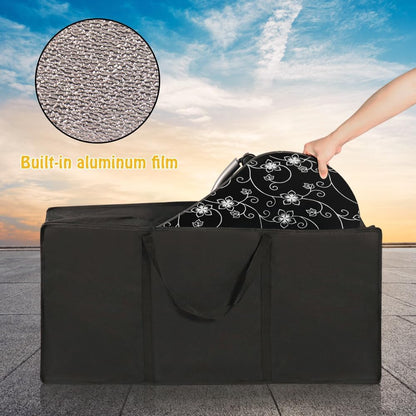 LEIBOU Professionele opvouwbare draagbare geventileerde schoonheid manicure tafel nagel bureau salon spa met ventilator en tas (35 "x 16 "x 28") (zwart)