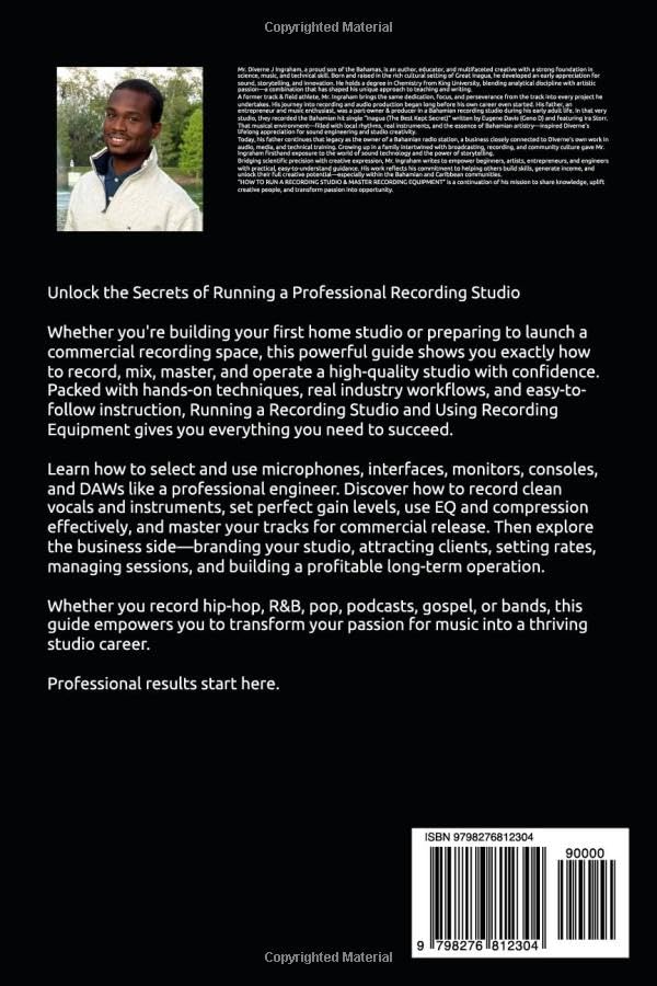 HOW TO RUN A RECORDING STUDIO & MASTER RECORDING EQUIPMENT