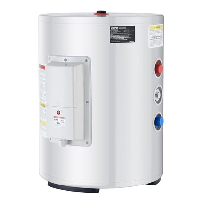 VEVOR Elektrische doorstroomboiler, 1,6 kW, doorstroomboiler met tank van 40 l, met led-display, bediening met knop, waterdichte zijaansluiting, IPX4 waterdichte zijaansluiting, on-demand verwarming