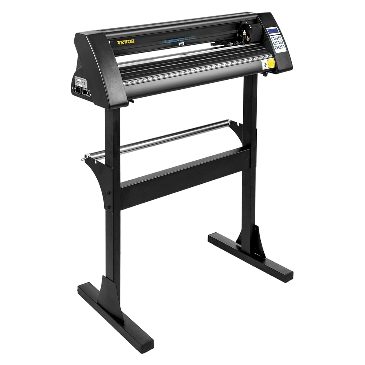 Snijplotter – Vinylsnijder – Plotter – Snijmachine – Cutter Plotter – Zwart – 720 Mm Invoerbreedte – Snijnauwkeurigheid ±0,01 Mm