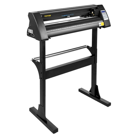 Snijplotter – Vinylsnijder – Plotter – Snijmachine – Cutter Plotter – Zwart – 720 Mm Invoerbreedte – Snijnauwkeurigheid ±0,01 Mm