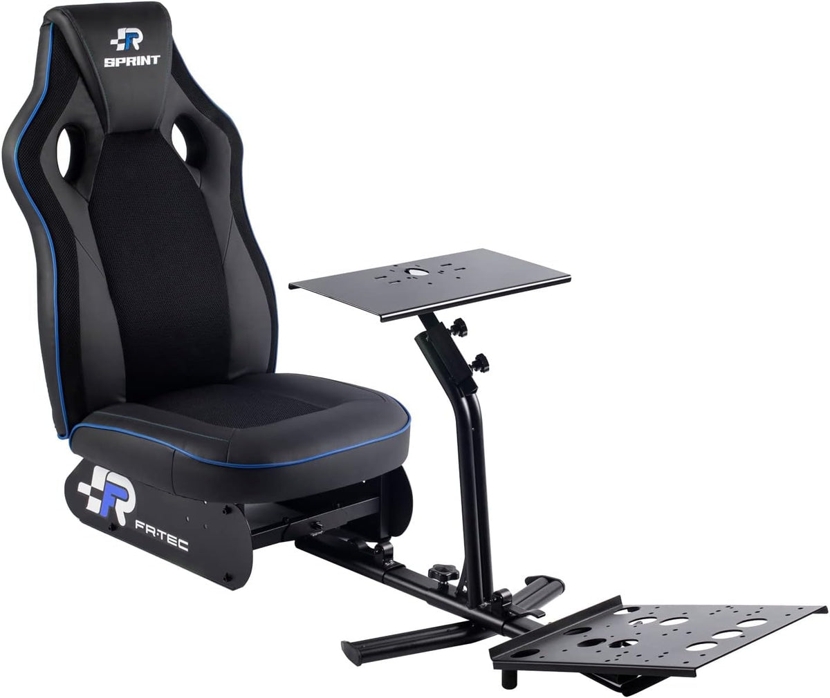 FR-TEC Cockpit Simracing, sportstoel simulatie rijden, esports racing, playseat met stalen frame en zitting van kunstleer met ademende stof