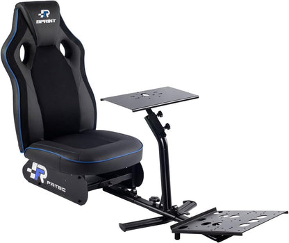 FR-TEC Cockpit Simracing, sportstoel simulatie rijden, esports racing, playseat met stalen frame en zitting van kunstleer met ademende stof