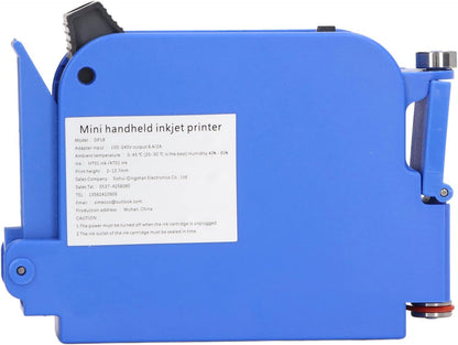Inkjetprinter, 25W 4-core CPU USB-contact Opladen HD LED-aanraakscherm Draagbare Inkjetprinter 100-240V Betrouwbare Prestaties voor Kunststof voor (EU-stekker)