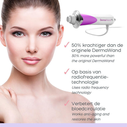 Microstroom Gezichtsapparaat – Huidverzorgingsapparaat – Gezichtsverzorgingsapparaat – Gezichtsmassageapparaat – Anti-Aging Apparaat – Instelbare Intensiteit – Dagelijks 3-5 Min Gebruik