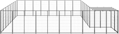 Outdoor Chicken Cage for Small Animals with Lockable Door, Fence, Bird Cage, Chicken Cage, Freewheel, Chicken Cage, Outdoor House, 550 x 440 x 110 cm (L x W x H)