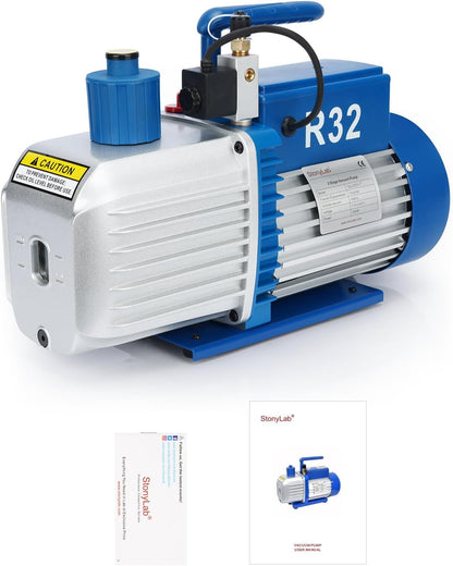 Tweefasen Vacuümpomp – Rotary Vane Pomp – Oliepomp – Vacuüm Pomp – Vacuum Machine – R32 Explosiebeveiliging – 10-15 Pa Ultiem Vacuüm – 170 L/min Flow Rate