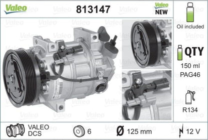 Valeo 813147 Compressor, airconditioning