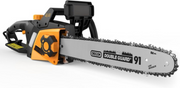 Elektrische Kettingzaag - Kettingzaag - Snoeizaag - Takkenzaag - Handzaag - Draagbaar - 2400W - met 40cm Oregon-Ketting - 15 m/s Kettingsnelheid - Automatische Olier - Mechanische Rem - 2 Kettingen - ‎220V - Oranje
