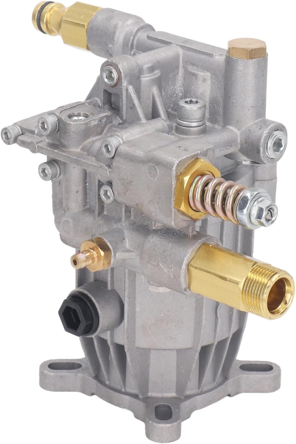 Hogedrukreinigerpomp – Wasmachinepomp – Drukpomp – Waterpomp – Hogedrukmotor – 3/4 Inch Horizontale As – Gegoten Aluminium – Verstelbare Druk 2610-3000 PSI