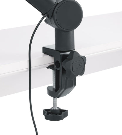 Gator Frameworks Professionele Desktop Broadcast/Podcast Microfoon Boom Stand met On-Air Indicator Licht (GFWMICBCBM4000)