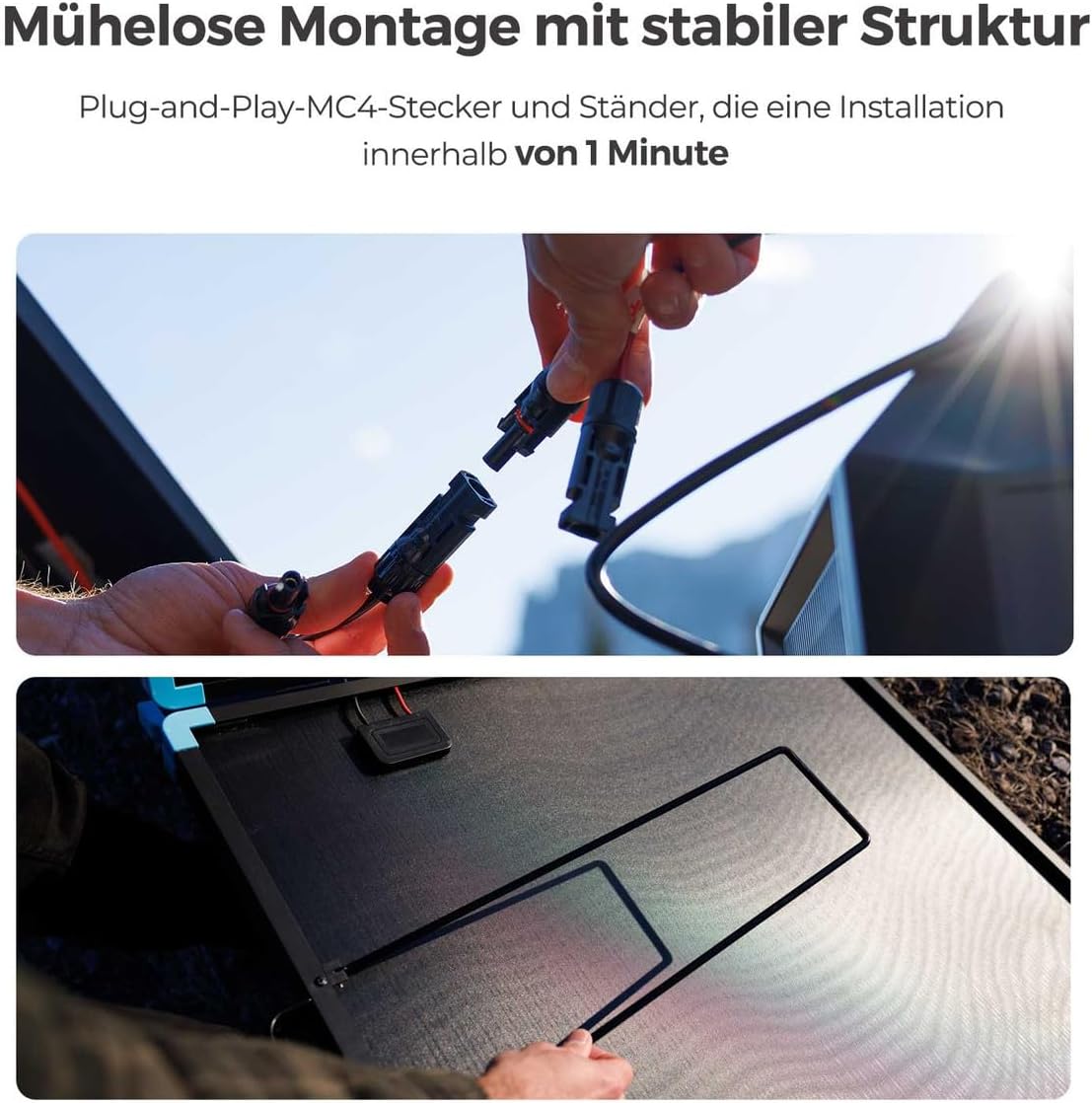 Renogy Light Suitcase Zonnepaneel, 400 W, compact en licht, 400 W zonnepaneel voor camper, marine, rooftop, boerderij batterij en andere off-grid toepassingen
