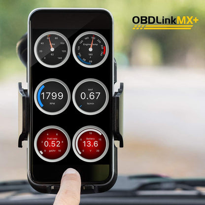 OBDLink MX+ OBD2 Bluetooth-scanner voor iPhone, Android en Windows