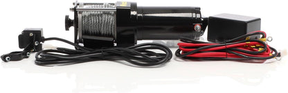 Elektrische kabellier 1587 kg – Motorlier – Treklier – Lier – Staalkabellier – 12 V, 1,5 pk motor – 10,5 m staalkabel