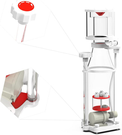 MagTool Aquarium in-Sump DC Protein Skimmer, met regelbare DC Pinwheel pomp voor maximaal 30-120 Gal Reef Tank (N100 Plus)