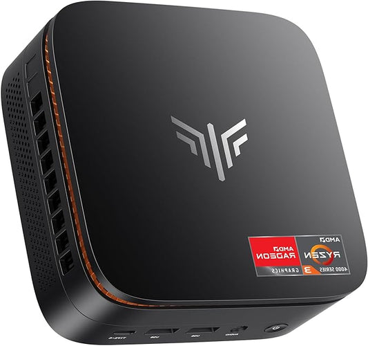 Mini PC – Mini Desktop – Compacte PC – Kleine Computer – Krachtige PC – AMD Ryzen 4300U – 16GB RAM – 512GB SSD – 4K Triple Display – Dual-band WiFi & Bluetooth