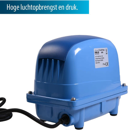 Luchtpomp – Vijverpomp – Airpump – Zwembadpomp – Aquarium Luchtpomp – 25 Watt Energiezuinig – Max Druk 3,0 Meter