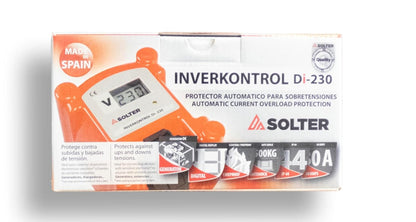 SOLTER - Inverkontrol DI 230 spanningsbeveiliging voor het aansluiten van INVERTERapparatuur op GENERATOREN