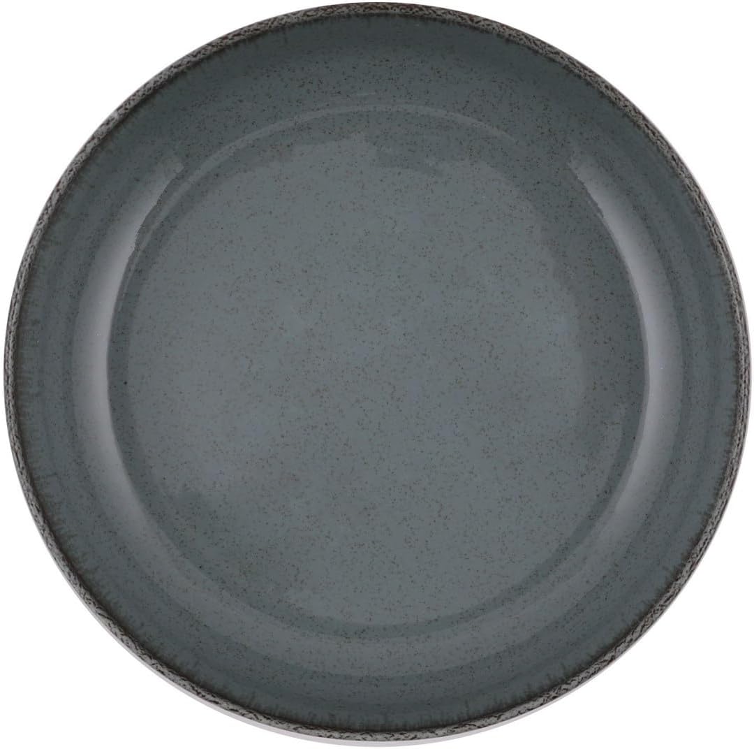 Elegante 16-delige dinerset, turquoise porselein, inclusief 4 borden (24 cm), dessertborden (21 cm), borden (20 cm), kommen (15 cm), vaatwasmachinebestendig en magnetronbestendig