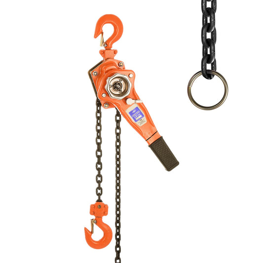 Nisorpa 3/4Ton Chian Hoist 6 M 1500lbs 20ft Kettingblok Hendel Hoist met Haak Handleiding Ratchet Ketting Blok Hoist Kom Langs Trekker Katrol voor Magazijn Transport Industriële