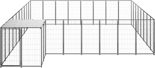Outdoor Chicken Cage for Small Animals with Lockable Door, Fence, Bird Cage, Chicken Cage, Freewheel, Chicken Cage, Outdoor House, 550 x 440 x 110 cm (L x W x H)
