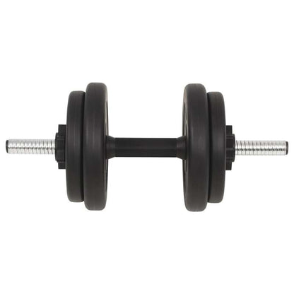 Halterset – Dumbbells – Halterstang – Fitness Gewichten – Krachttraining Set – Verstelbaar Tot 30 Kg – Duurzame Cement Schijven