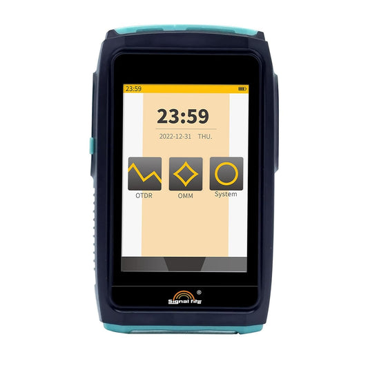 Signal fire Optische reflectometer, 80 km multifunctionele OTDR-glasvezeltester met SC vierkante kop (enkele golf 1550 met lichtmeting)