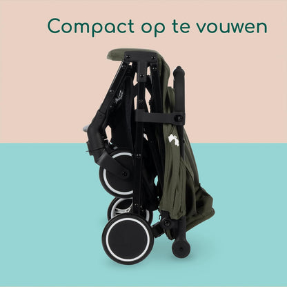 Bebeconfort Soko Ultracompacte Kinderwagen, 0 maanden tot 3,5 jaar, 0-15 kg, Mineral Green