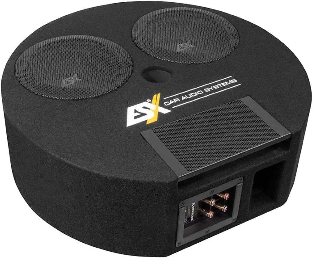 ESX DBX800Q | 2 x 20 cm (8') Dual Bassreflex-systeem voor de reserveradmulde | Subwoofer - BASS