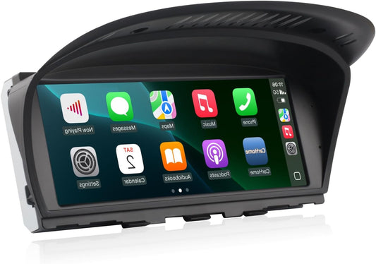 Car Stereo for BMW E60 E90 E92 Radio with CarPlay Android Car Upgrade CCC idrive System Screen for E61/E63/E64/E91/E93 (2003-2008) (CIC) - QUORE